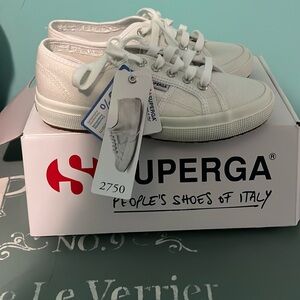Superga Classic White Sneaker Brand New w/tags